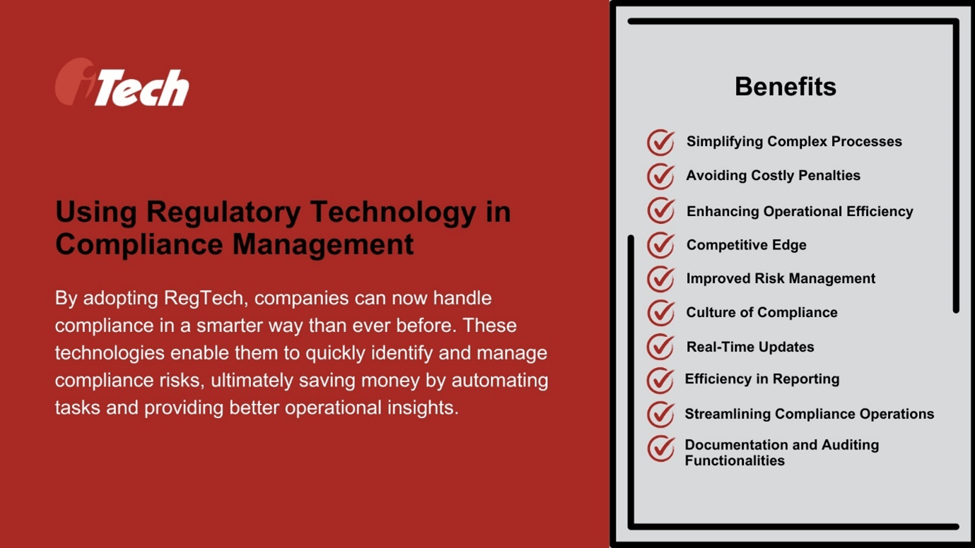 Benefits Of Using Regulatory Technology in Compliance Management