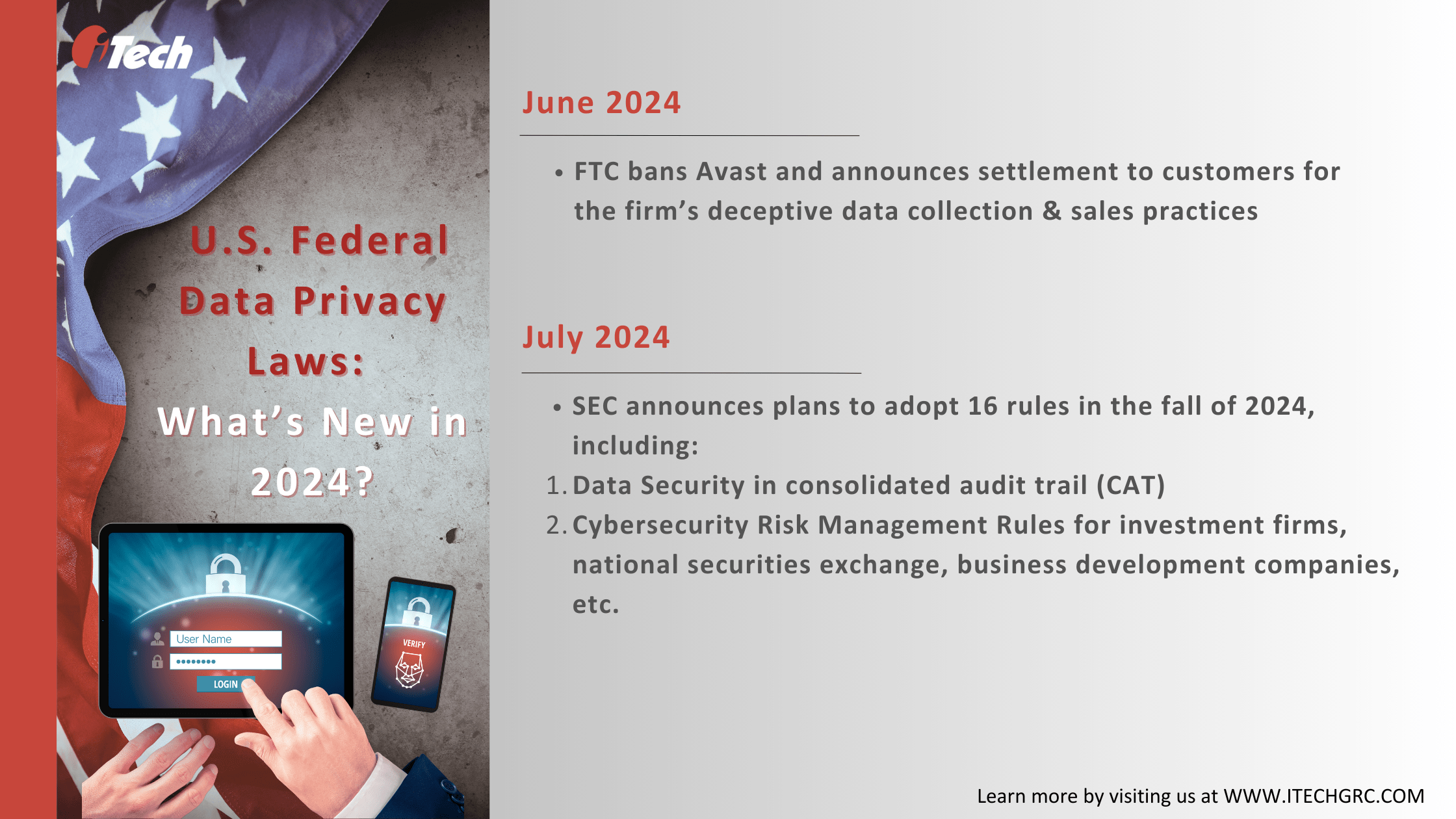 Updates to Federal Data Protection and Privacy Laws